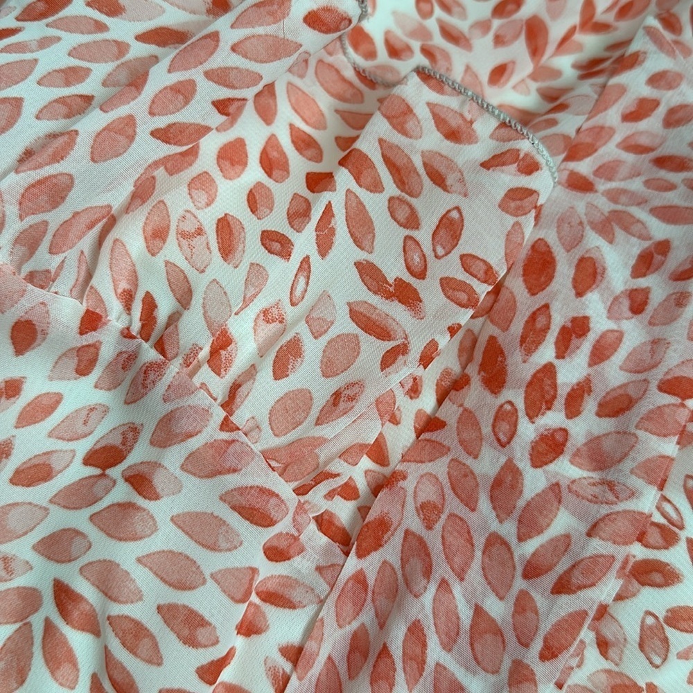 NWT Kate and Lily dress with 3 tiered hem red motif on cream Sz6 - Picture 9 of 9
